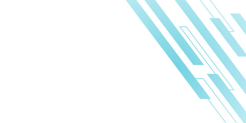 Blue and white abstract banner background. Modern abstract white and blue background with 2D Overlap layers effect. backgrounds, curve, defocused, elegance, flowing, horizontal, illuminated, liquid,