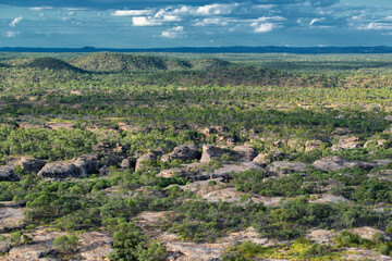 Explore the rugged beauty of Outback scenery near Cobbold Gorge, close to Forsayth in North Queensland, Australia. Adventure awaits in this untamed wilderness