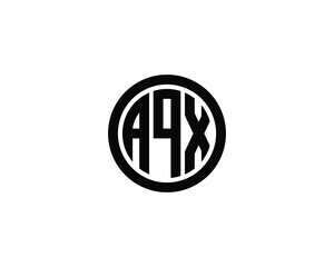 AQX logo design vector template