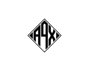 AQX logo design vector template