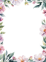 floral-frame-painted-in-watercolor-minimalist-style-flat-illustration-no-background-floating-in