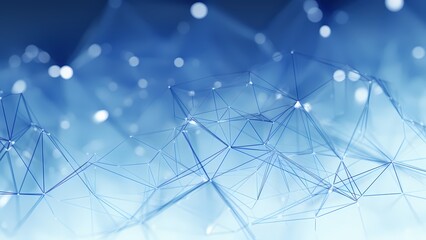 Dotted line network connects the background of science and technology