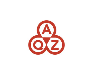 AQZ logo design vector template