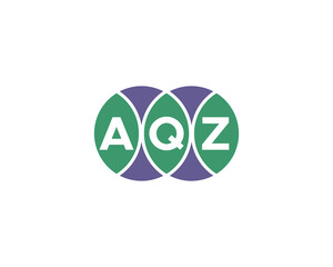 AQZ logo design vector template