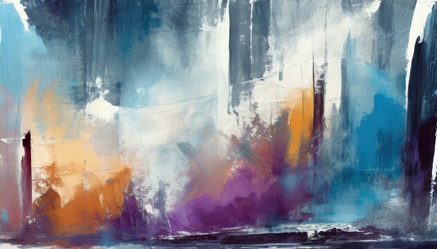 abstract watercolor background with clouds, wallpaper abstract grunge background. Digital painting 