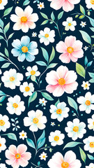 lovely-floral-watercolor-illustration-minimalist-style-pattern-suitable-for-wallpaper-simple-desi