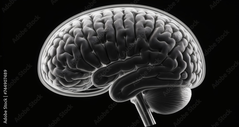 Poster the intricate complexity of the human brain