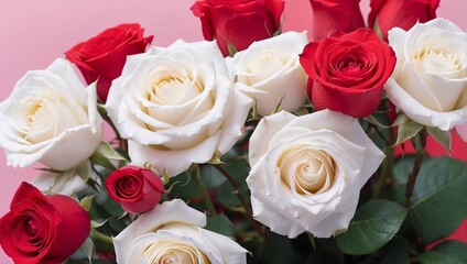 Decorative roses for Valentine's Day and important days.