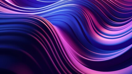 Colorful Abstract Flowing Lines Background