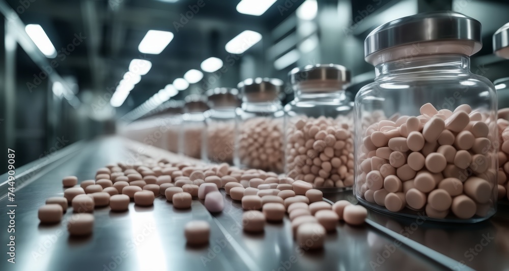 Poster efficient production line with neatly packed capsules