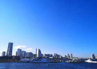 Fototapeta premium 横浜みなとみらいの風景