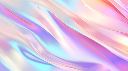 Obraz premium abstract iridescent rainbow foil texture pastel background