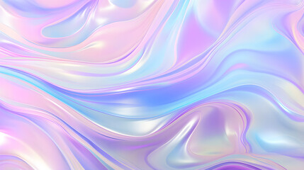 Fototapeta premium abstract iridescent rainbow foil texture pastel background