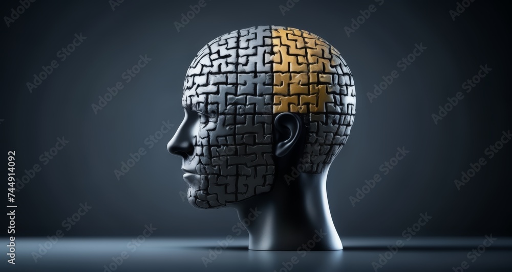 Poster the mind's complexity - a visual metaphor