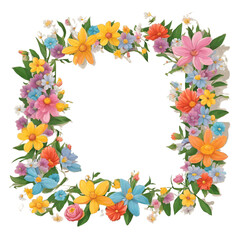 background of spring flowers - 1