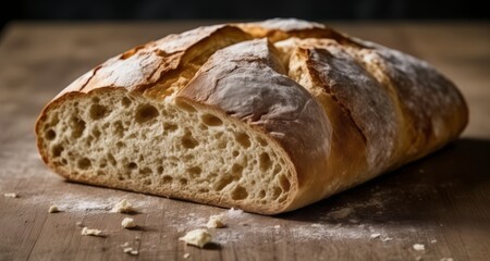  Freshly baked bread, ready to be savored - obrazy, fototapety, plakaty