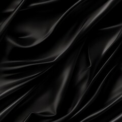 Fototapeta premium black silk fabric texture background