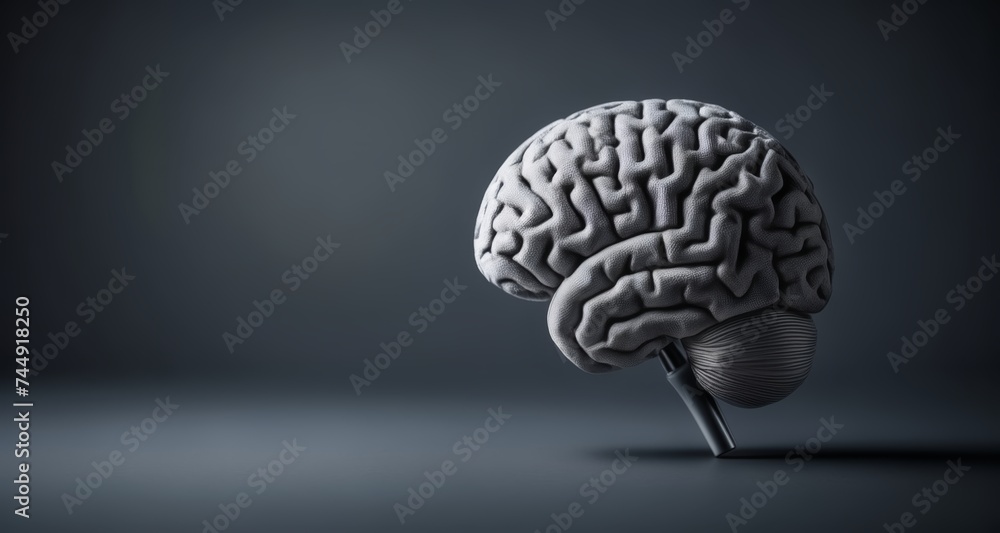 Poster exploring the intricate complexity of the human brain