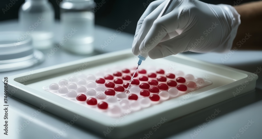 Poster precise scientific testing in progress