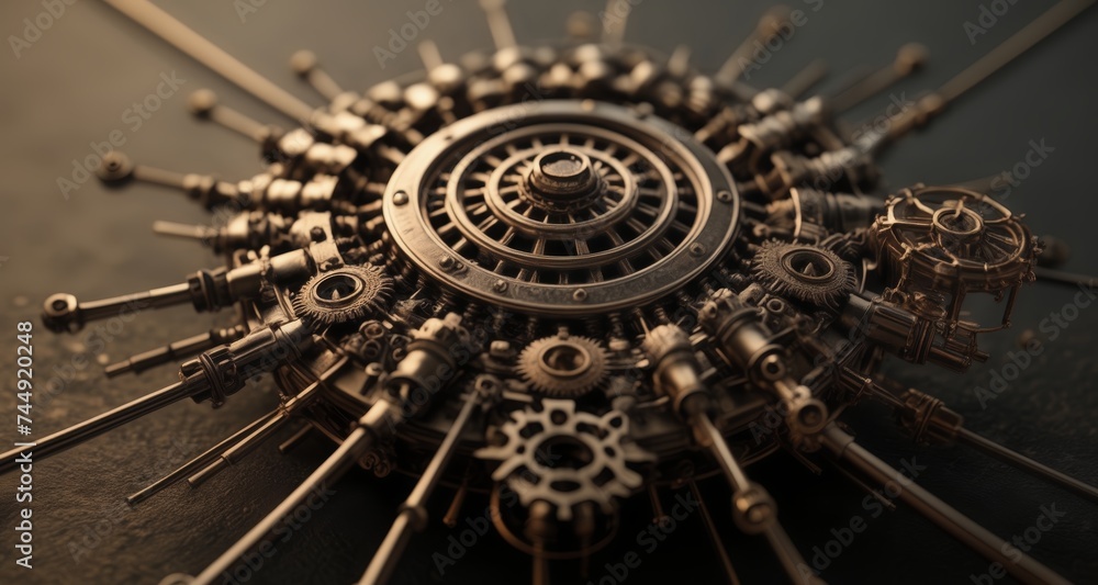 Poster precision in motion - a complex mechanical assembly