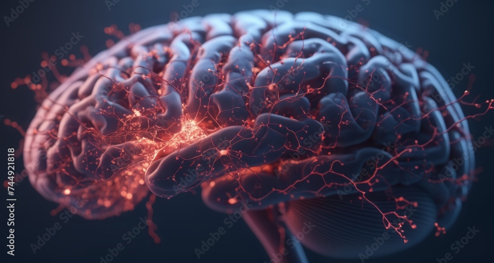 Poster neural network in action - the power of the human brain