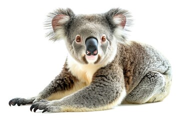 koala in front of background