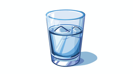 Glass drink cup icon vector illustration graphic des
