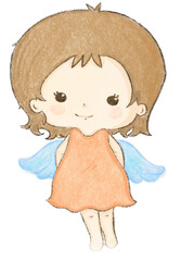 Cute angel cartoon