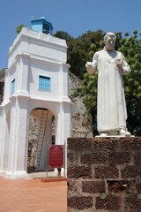 マラッカ　セントポール教会　フランシスコ・ザビエル像