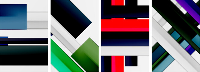 Stripes and lines poster abstract backgrounds. Vector illustration For Wallpaper, Banner, Background, Card, Book Illustration, landing page