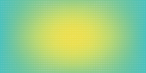 Green and yellow gradient background with dot texture