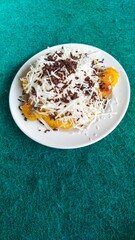 a plate of Indonesia's favorite snack food, 