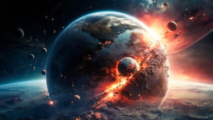 Planet Explosion.