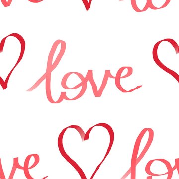 happy valentines day seamless abstract pattern background fabric fashion design print digital illustration art texture textile wallpaper apparel image with graphic repeat elements