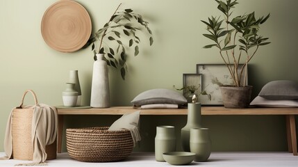 Sage Green Bring the outdoors in with shades of sage green