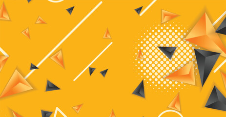 Abstract composition of triangle. Minimal geometric background.