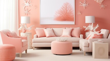 Soft Coral Bring warmth and vibrancy to your space with shades of soft coral
