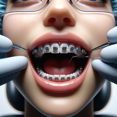 braces on teeth dentist operation dental office