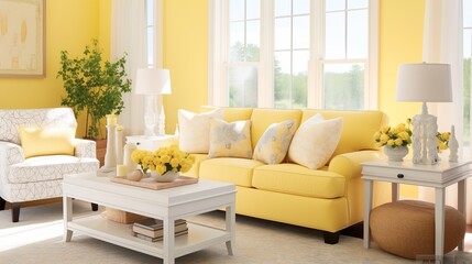 Sunlit Yellow Infuse your space with the warmth of a sunlit day with shades of sunlit yellow