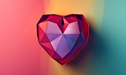 Diamond In Heart Shape