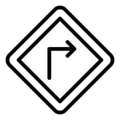 turn right icon