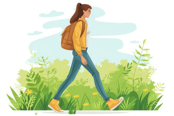 Walking: Walking at a steady pace can create a calming rhythm, especially when done in natural surroundings