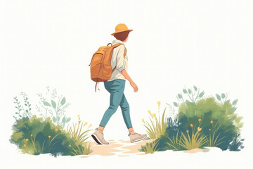 Walking: Walking at a steady pace can create a calming rhythm, especially when done in natural surroundings