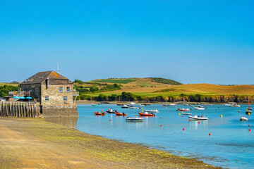 Camel Estuary Rock Cornwall UK