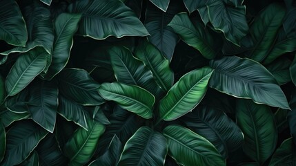 Closeup Green Leaves Background - Fresh Leaf Pattern .jpeg