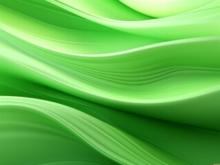Abstract Green Waves Background. Generative AI