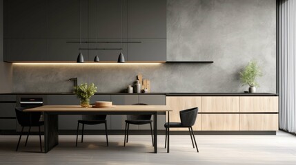 Minimalist Interior of a Loft Kitchen with Furniture.jpeg