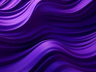 Naklejka premium Abstract Wavy Background in Purple. Generative AI