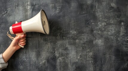 Megaphone on Wall