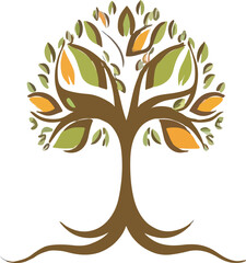 Set of trees 3d vector icons. Collection of green trees on white background. Design elements. Vector illustration in cartoon style.